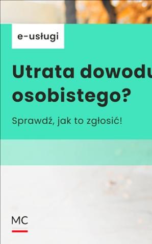 Co robić w przypadku utraty dowodu osobistego?