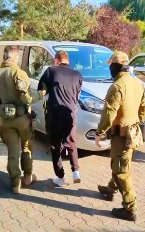 [VIDEO] Zatrzymany za organizowanie nielegalnego przekraczania granicy