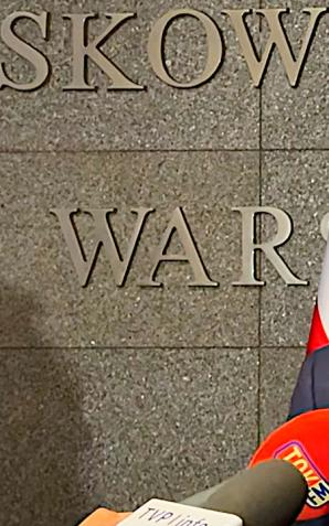 [VIDEO] Konferencja prasowa marszałka Sejmu Szymona Hołowni przed rozpoczęciem oficjalnej wizyty w Estonii