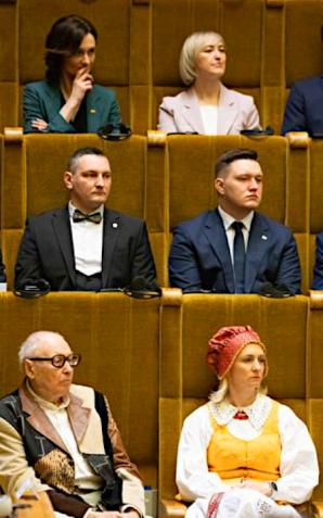 [VIDEO] Wystąpienie marszałka Sejmu w litewskim Sejmie z okazji 35. rocznicy odrodzenia niepodległości Litwy