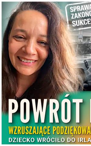 [VIDEO] Powrót do domu po miesiącach  niepewności. Wzruszające podziękowanie  dla Biura Rutkowski