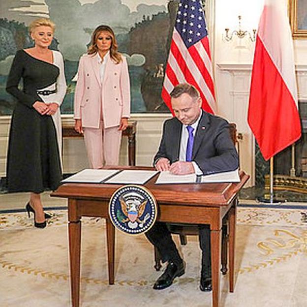 [VIDEO] Wspólna Deklaracja Prezydentów o Współpracy Obronnej w zakresie obecności sił zbrojnych USA na terytorium Rzeczypospolitej Polskiej