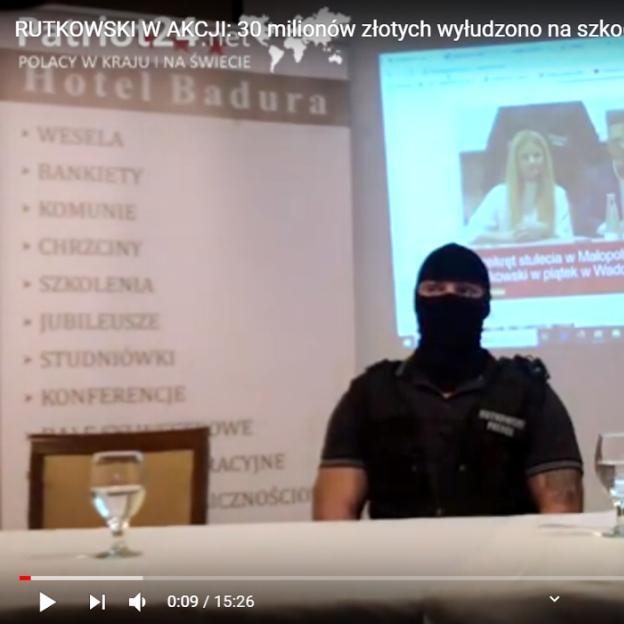 [VIDEO] RUTKOWSKI: 30 milionów złotych wyłudzono na szkodę mieszkańców Małopolski. Pełny zapis piątkowej konferencji prasowej  w Wadowicach.