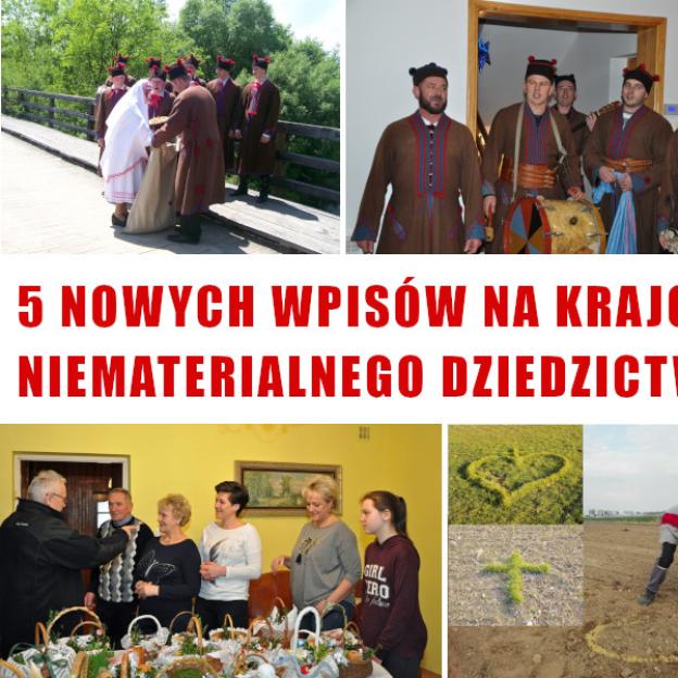 5 nowych wpisów na Krajowej Liście Niematerialnego Dziedzictwa Kulturowego