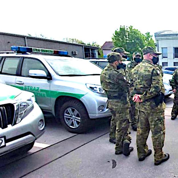 Powitanie naszych funkcjonariuszy w Słowenii
