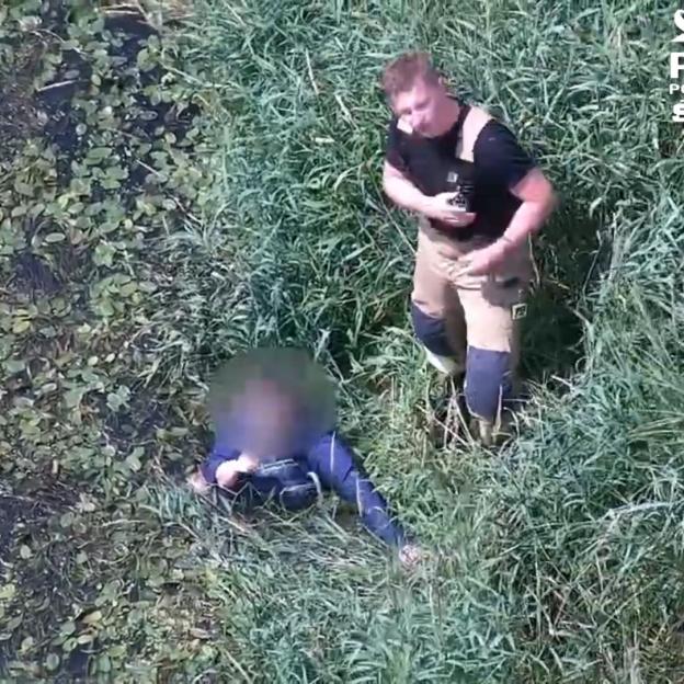 [VIDEO] Odnaleziona przez pilota policyjnego drona