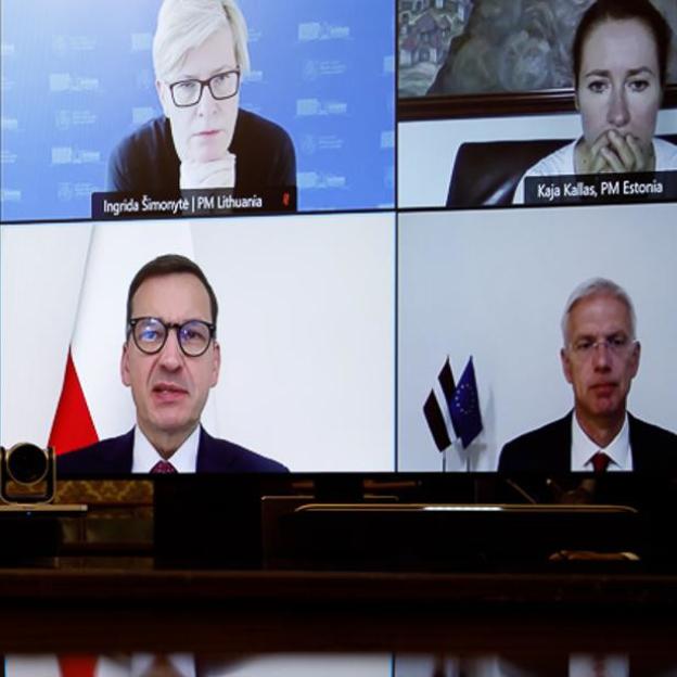 Oświadczenie Premierów Ingridy Šimonytė (Litwa), Artursa Krišjānisa Kariņša (Łotwa), Kai Kallas (Estonia) i Mateusza Morawieckiego (Polska) w sprawie ataku hybrydowego na naszych granicach ze strony Białorusi