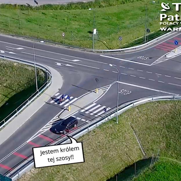 [VIDEO] STOP - znaczy stop, a nie jedź jak chcesz ...