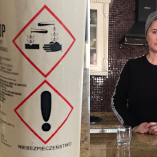 [VIDEO] Żrącą substancję do czyszczenia rur policjant w Nowych Skalmierzycach i prokurator w Ostrowie Wlkp. uznali za lek! Niekompetencja czy wspieranie przestępstw, również przy budowie wiatraków?