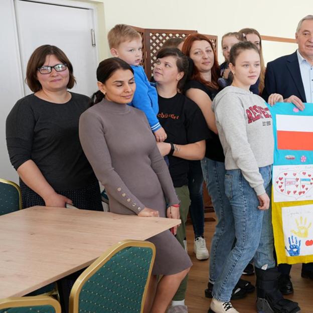 Wizyta w ODR u uchodźców z Ukrainy