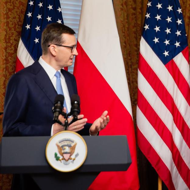 [VIDEO] Wizyta premiera Mateusza Morawieckiego w Białym Domu