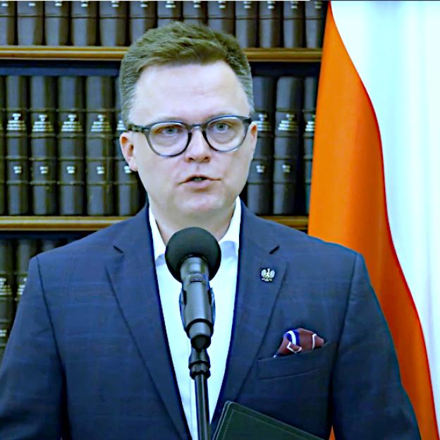 [VIDEO] Marszałek Sejmu Szymon Hołownia o akcji ratunkowej po powodzi na południu Polski