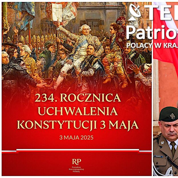 [VIDEO] Obchody Święta Narodowego Trzeciego Maja z udziałem pary prezydenckiej