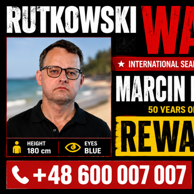 $10,000 Reward Offered For Information Leading To The Location Of Wanted Man Marcin Romanowski