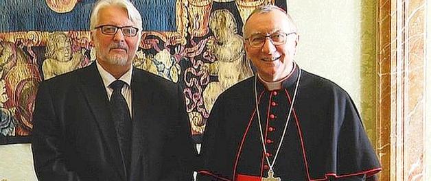  Watykan: Wizyta ministra Witolda Waszczykowskiego w celu omówienia perspektyw współpracy Polski w Radzie Bezpieczeństwa ONZ