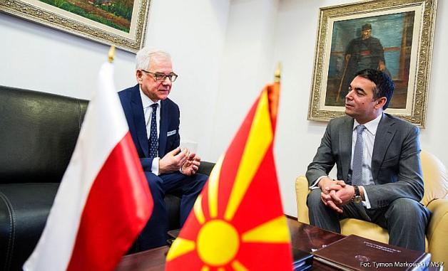 Skopije: O Unii Europejskiej i NATO szef polskiego MSZ ze swoim odpowiednikiem w Macedonii