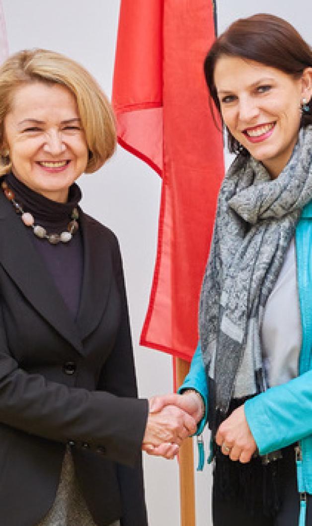 Wiedeń: Spotkanie z sekretarz stanu w Ministerstwie Spraw Wewnętrznych Karoline Edtstadler