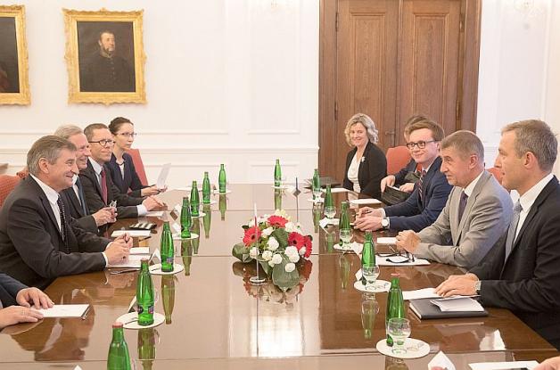 O podziale funduszy Unijnych Marszałek polskiego Sejmu w Pradze