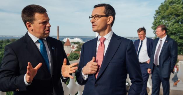[VIDEO] Wizyta premiera Mateusza Morawieckiego w Tallinie