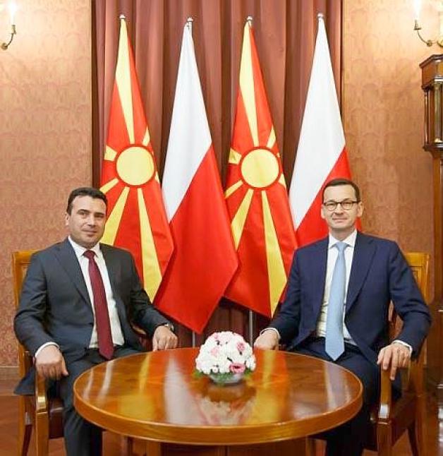 Premier Mateusz Morawiecki: Polska wspiera aspiracje Macedonii do UE i NATO