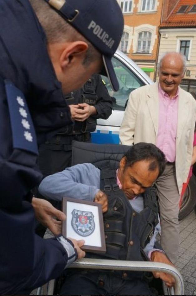 Policjanci spełnili marzenie Łukasza