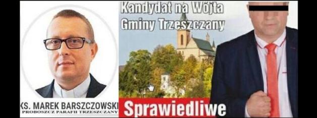 Hańba! Cmentarne śmietnisko proboszcz Marek Barszczowski przykrywa uroczystością i tablicą Niepodległości? A jutro drugi raz zlekceważy Sąd Rzeczypospolitej Polskiej uciekając od zeznań dot. pierwszego śmietniska, które z Wójtem urządził na probostwie?