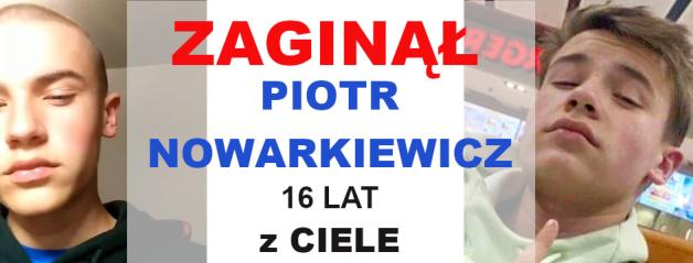 [VIDEO] Rutkowski poszukuje zaginionego 16-letniego Piotra Nowarkiewicza z miejscowości Ciele k. Bydgoszczy!