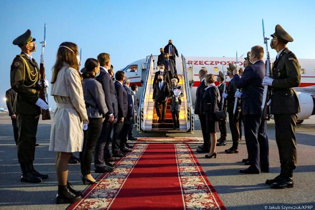 Para Prezydencka rozpoczęła wizytę na Ukrainie