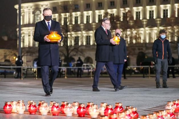 [VIDEO] Prezydent zapalił „Światło Wolności”