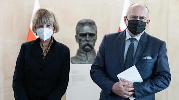 Spotkanie ministra Raua i wiceministra Przydacza z Sekretarz Generalną OBWE