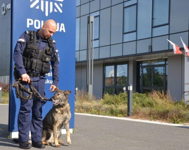 Policyjny pies Luna odszedł na emeryturę