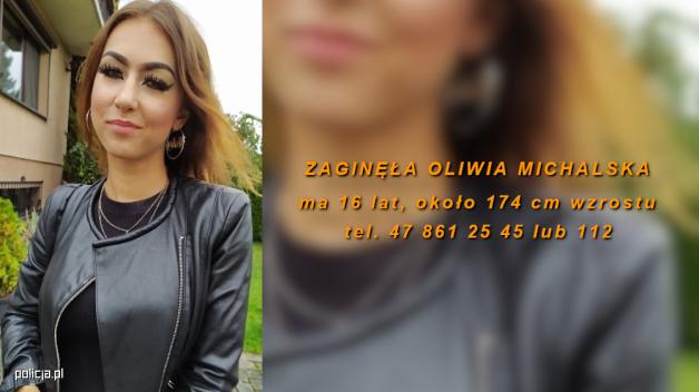 Zaginęła Oliwia Michalska
