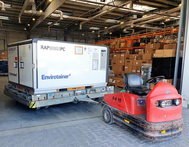 Przekazanie szczepionek dla Egiptu. Wcześniej szczepionki były przekazane m.in. do Wietnamu, Tajwanu, Uzbekistanu, Ukrainy, Australii i Norwegii