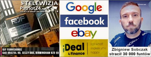 [VIDEO] Zbigniew Sobczak: Don't buy furniture from RJF Furnishings from Birmingham. Because they are thieves and scammers!