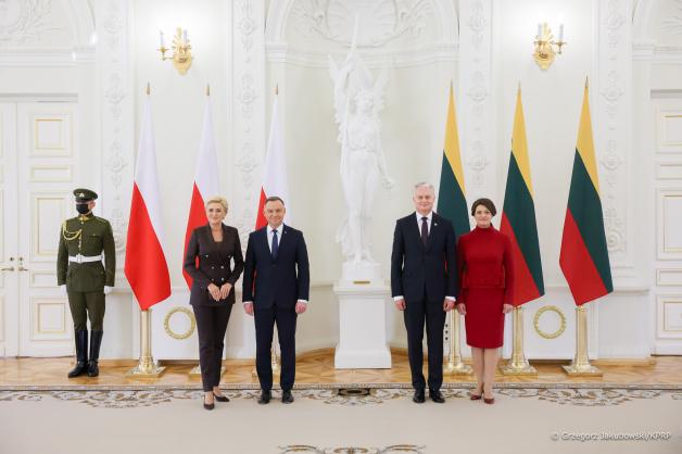 [VIDEO] Para Prezydencka z wizytą w Republice Litewskiej