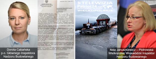 Główna Inspektor Nadzoru Budowlanego wskazuje Wojewódzkiej Inspektor z Poznania przepis nakazujący   wstrzymanie budowy wiatraków w gminie Nowe Skalmierzyce! Czy ważniejsze dla niej będzie polskie prawo czy interes izraelskiego milionera?