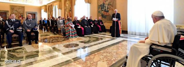 Zastępca komendanta głównego policji nadinsp. Paweł Dobrodziej uczestniczył w międzynarodowej konferencji grupy Santa Marta w Watykanie