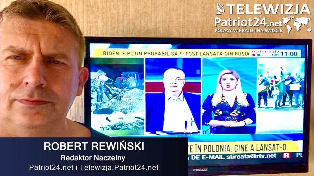 [VIDEO] Oczy Rumunii, Europy i świata wpatrzone w Polskę-16.11.22-PORANNIK24 Robert Rewiński - Red.Naczelny