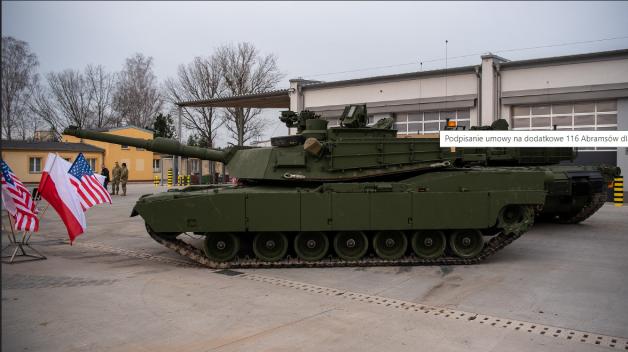 [VIDEO] 116 czołgów Abrams M1A1 trafi na wyposażenie Wojska Polskiego