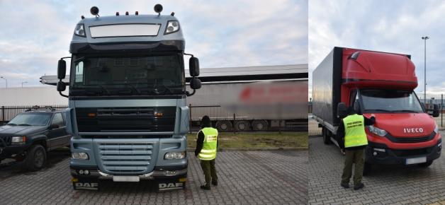 Kolejne podejrzane pojazdy zabezpieczone przez funkcjonariuszy z NOSG