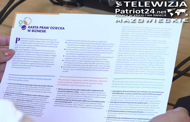 [VIDEO] Duża szansa na wzmocnienie praw dziecka w Polsce. Biznes zobowiązuje się do ich ochrony w swojej działalności