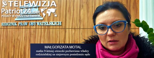 [VIDEO] Sąd kapturowy w Nowym Sączu? Na niejawnym posiedzeniu odebrał prawa rodzicielskie Małgorzacie Motal! Interweniuje Rzecznik Praw Obywatelskich i Rzecznik Praw Dziecka!