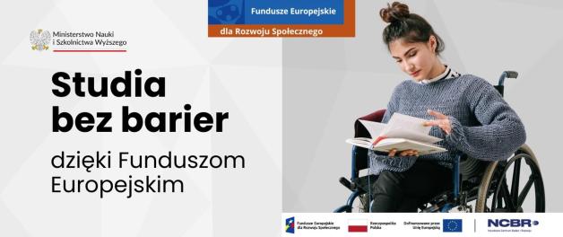 Studia bez barier dzięki Funduszom Europejskim