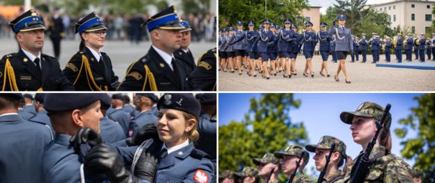 Służby podległe MSWiA to prawie 26 tys. funkcjonariuszek oraz ponad 21 tys. kobiet na stanowiskach cywilnych