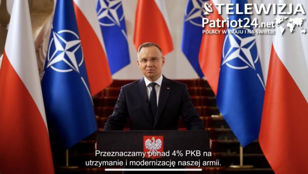 [VIDEO] Orędzie Prezydenta RP w 25-lecie Polski w NATO