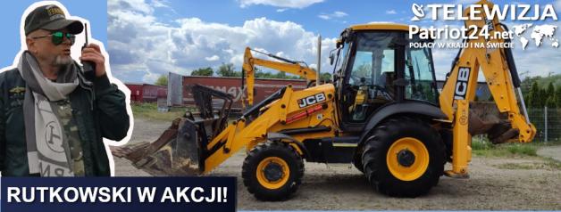 KOMUNIKAT SPECJALNY: BIURO RUTKOWSKI poszukuje skradzionej w Borkowo gmina Pruszcz Gd. koparko-ładowarki JCB typ 3CX o numerze identyfikującym PIN JCB3CX04C02271467