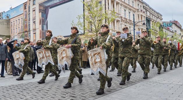 Orkiestra Reprezentacyjna WOT zagrała na święcie 9 Łódzkiej Brygady Obrony Terytorialnej.