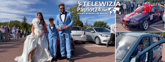[VIDEO] PATRIOT24 EXCLUSIVE : Syn Mai i Krzysztofa Rutkowskich dostał na komunię sportowe BMW