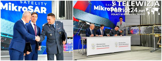 [VIDEO] Nowe zdolności Wojska Polskiego. Umowa na dostawę Satelitarnego Systemu Obserwacji Ziemi w programie MikroSAR podpisana