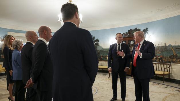 [VIDEO] Biały Dom. Rozmowy Prezydentów Polski i USA